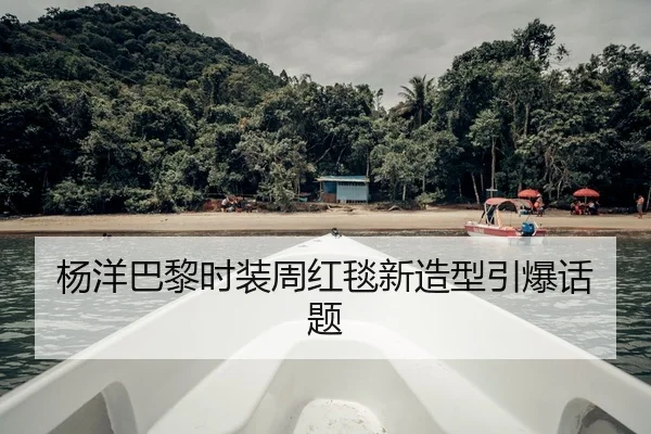 杨洋巴黎时装周红毯新造型引爆话题